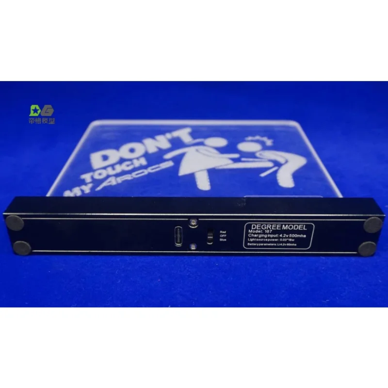 Model ciągnika DG do modeli Tamiya, wspinaczka, skala 1/14 1/12, akrylowy znak ostrzegawczy, odpowiedni dla wybranych grup, DIY