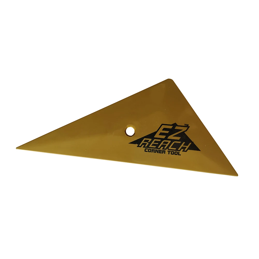 Raclette en vinyle Triangle Go Corner, film en fibre de carbone, outils d\'emballage de voiture, autocollant de fenêtre, teinte, grattoir rond, 5