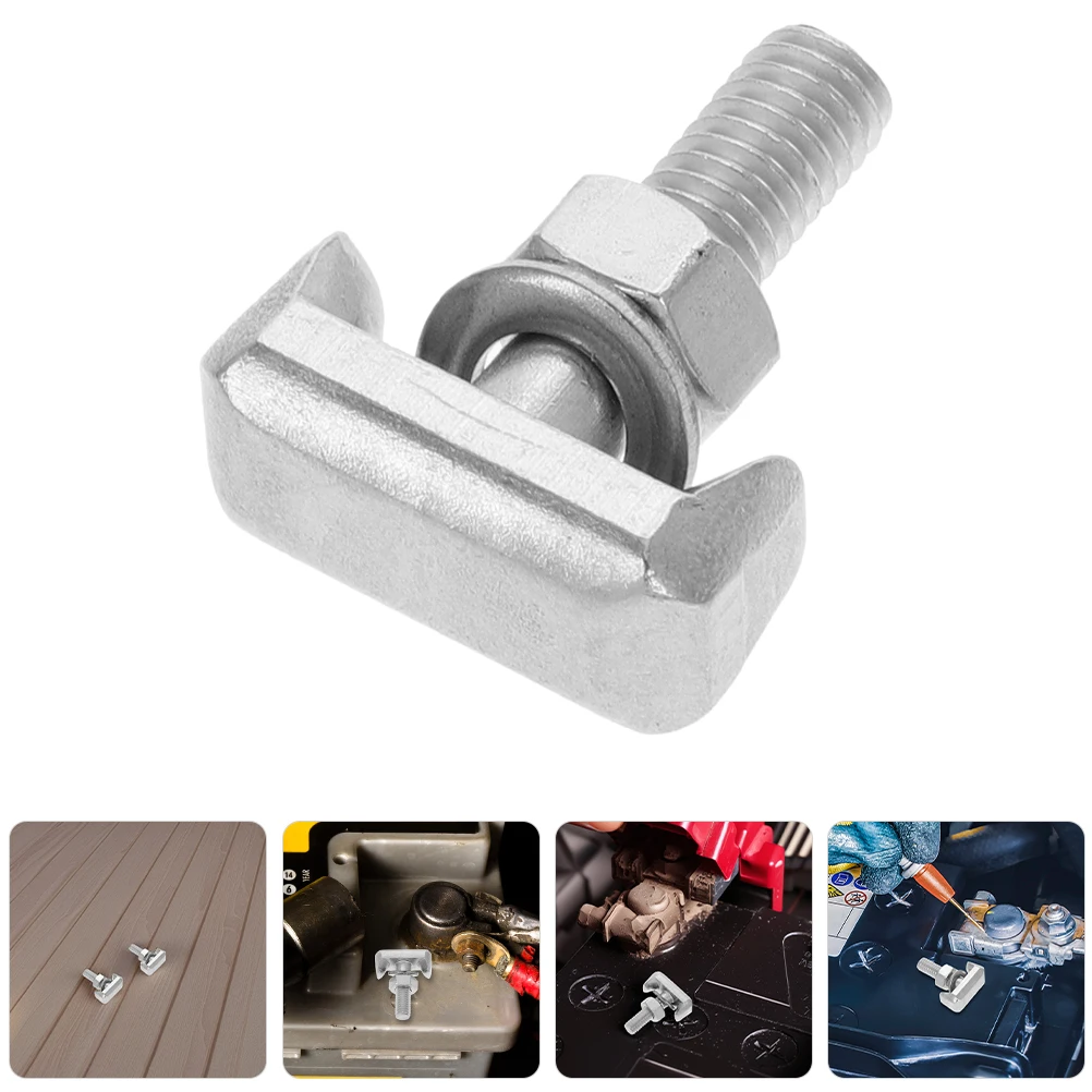 

2Pcs Replacement Screw Side Terminal Bolt Kit Stainless Steel T Shaped Bolts Nuts SUV Truck Cable Bolt