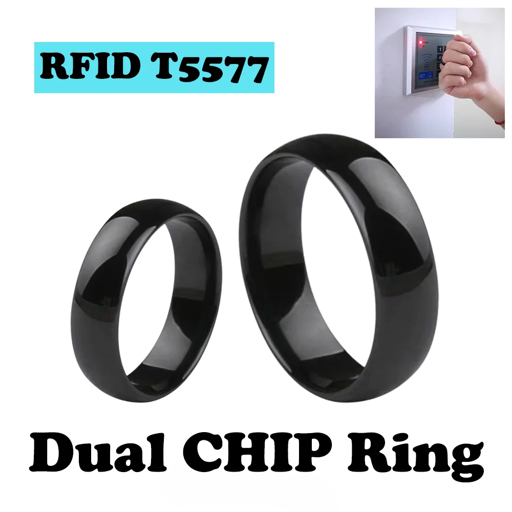 T5577 Rewritable Smart Ring RFID Clone Badge EM4305 Changeable Duplicator Token 125KHz Copy Tag Proximity Copier Card