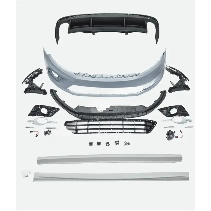 Auto Accessories Complete R‑Line Body Kit Assembly For Passat CC 2013‑2015 Consists Of Front Bumper Rear Bumper Side Skirt