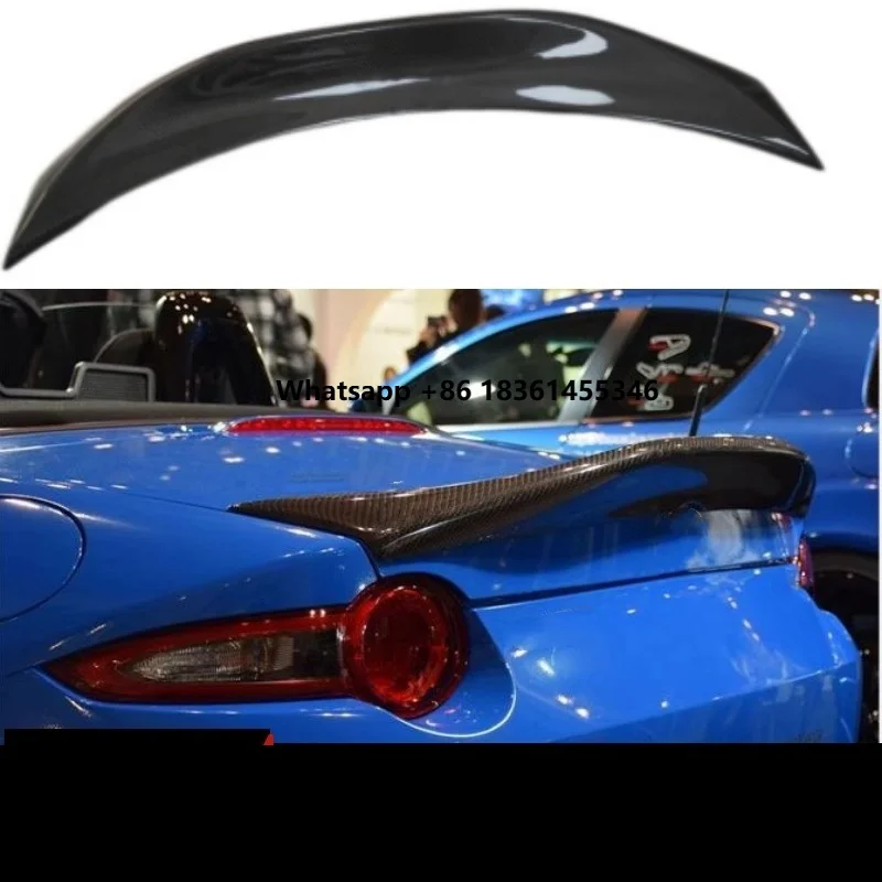 for  MX5 2009-2024 Modified Carbon fiber Resin Tail wing Auto Accessories Car Rear Spoiler