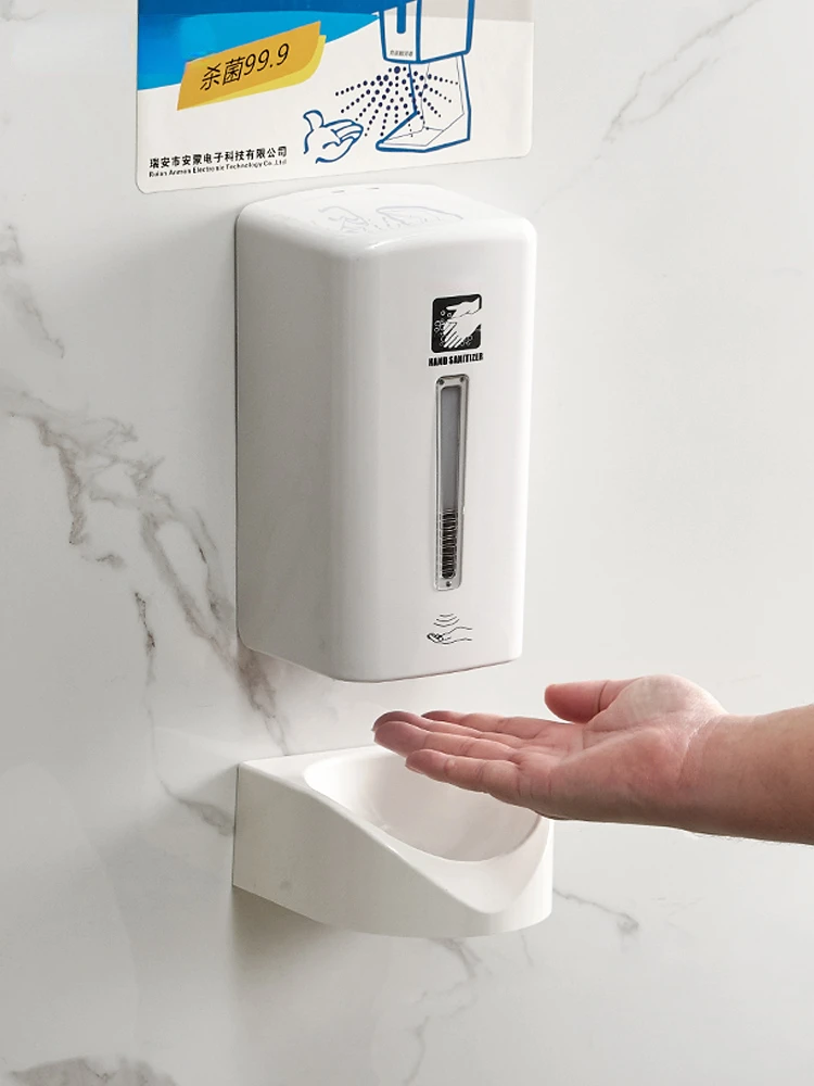 

Hand Sterilizer Alcohol Sprayer Automatic Induction Non-Contact Wall-Mounted Hand Cleaner