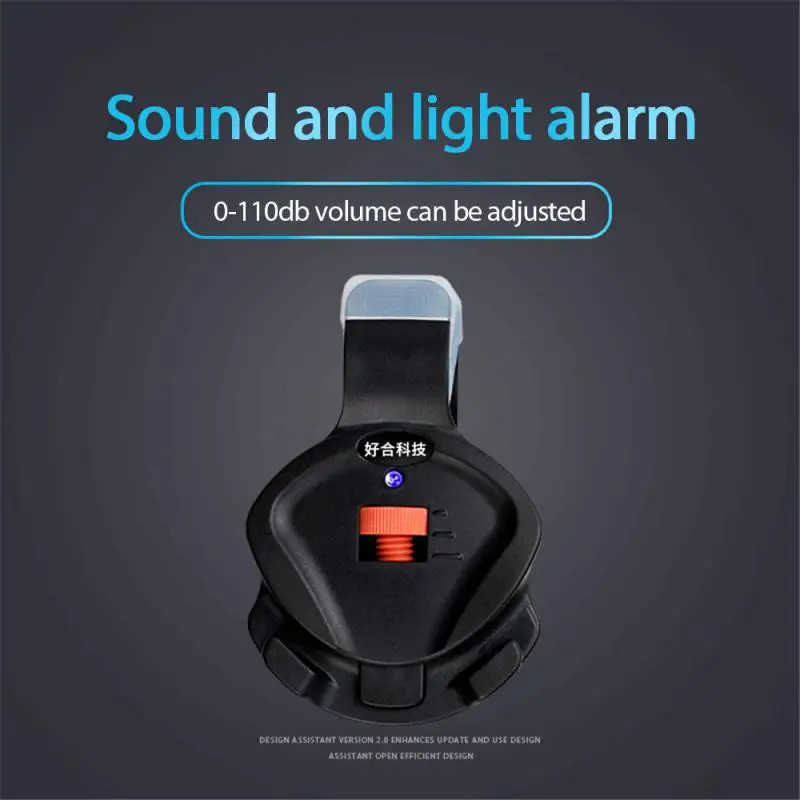 صفارة إلكترونية لقضيب الصيد ، إنذار لدغة السمك ، مؤشر ضوء LED ، صوت عالٍ ، خط سمك ، معدات تنبيه ، 1-10