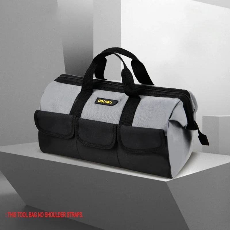 Deli-Oxford Pano Ferramenta Bag, Kits de Ferramentas Eletricista, Men's Handle Bag, Ferramentas Multifuncionais Organizadores, 13 16 18 Polegada