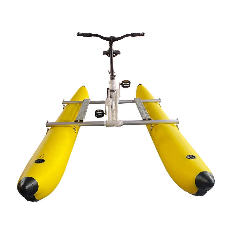 Portable water bike, park water pedal boat, single, double, pedal sightseeing recreational boat kayak