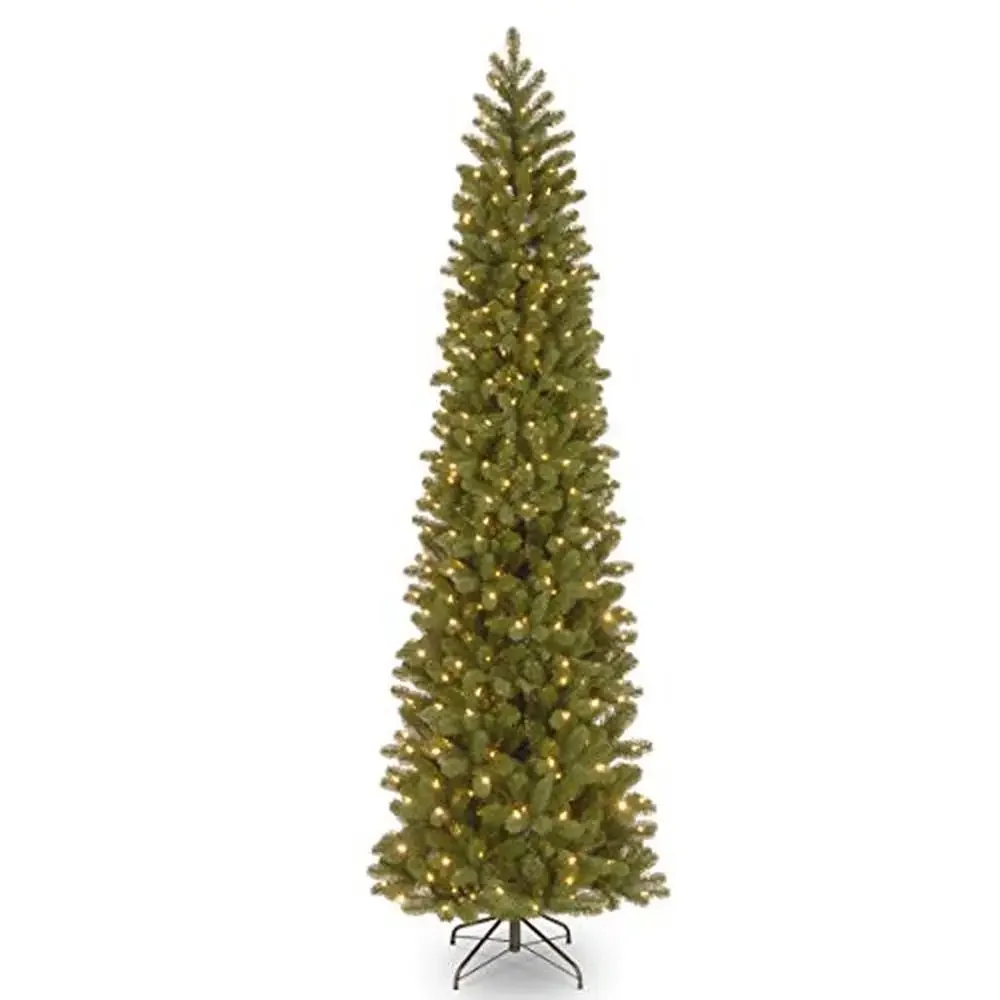 9ft Slim Downswept Douglas Fir Pre-Lit Christmas Tree 900 Dual Color LED Lights PowerConnect System