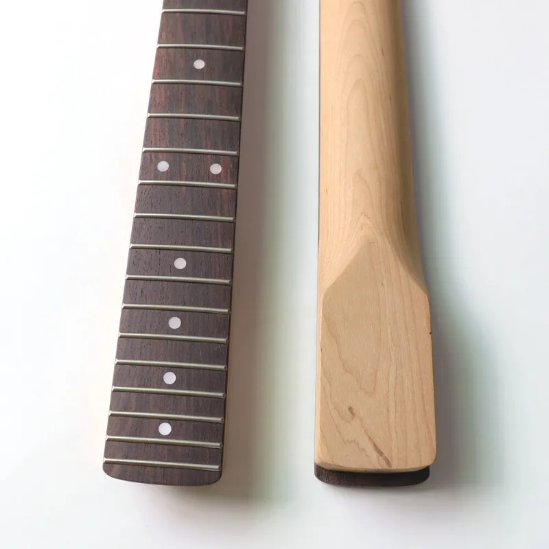 Roasted Maple Electric Guitar Neck DIY 22 Frets Unfinished Rosewood Fingerboard Nitro Finish Guitar Parts & Accessories