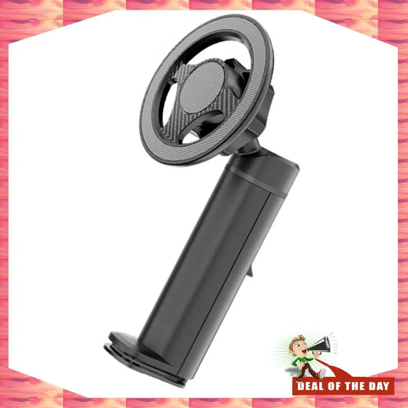 24-Hour Delivery Magnetic Airplane Phone Holder For Car Back Seat 360° Rotation Travel Desk Phone Mount Adjustable Stand