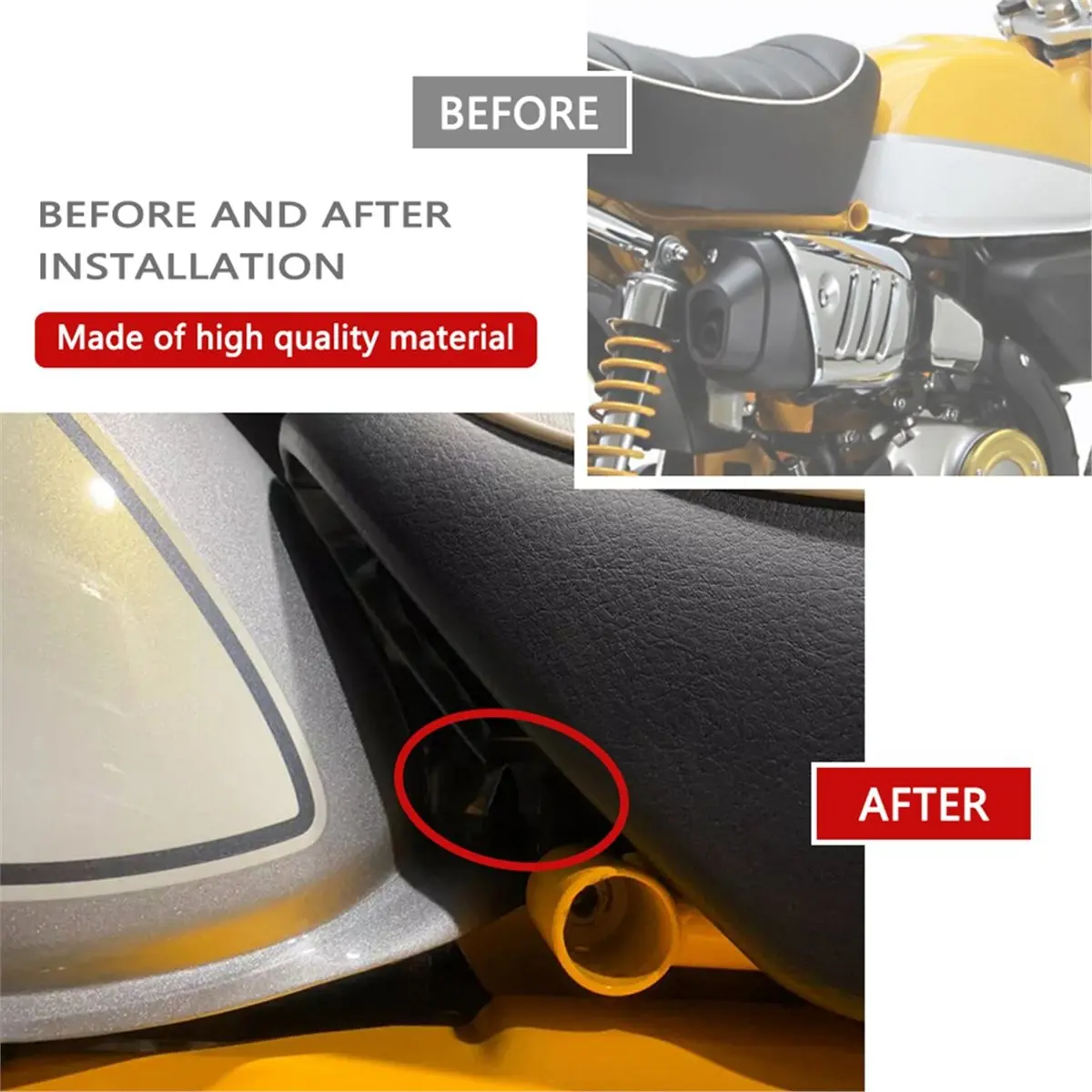 A23Z Motorcycle Rider Seat Lowering Kit Height Lower Adjuster Bracket for MONKEY 125 MONKEY125 2018-2026