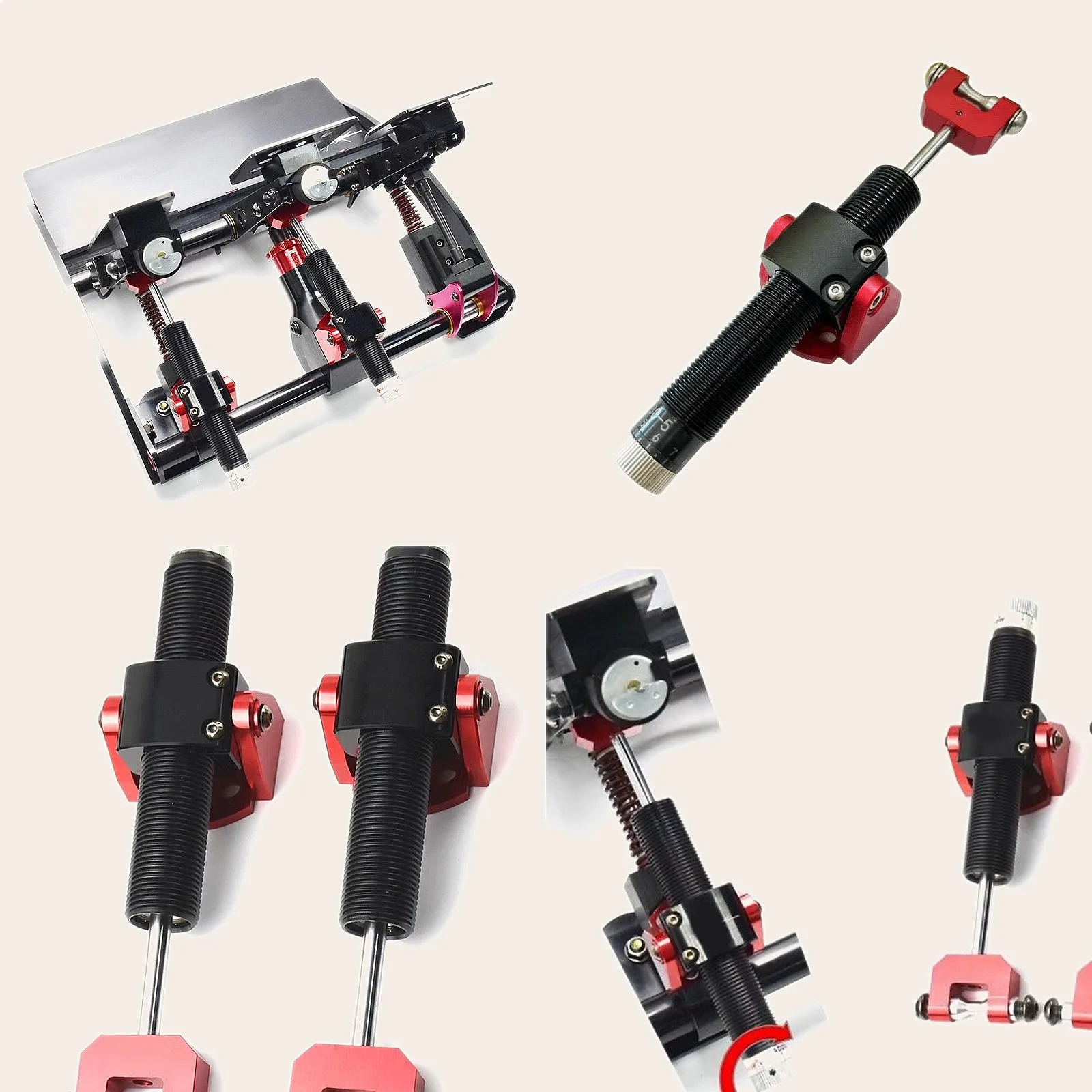 I33T Racing Simulation Adjustable V3 Hydraulic Rod Pedal Buffer