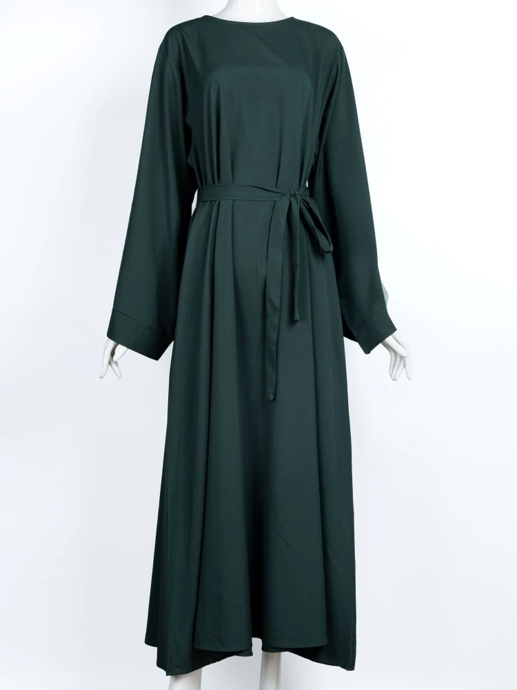 Herbst Elegante Frauen Muslimischen Kleid Abaya Kaftans Casual Marokko Kleider Frau Dubai Türkei Islam Lange Kleid Robe Femme Vestidos