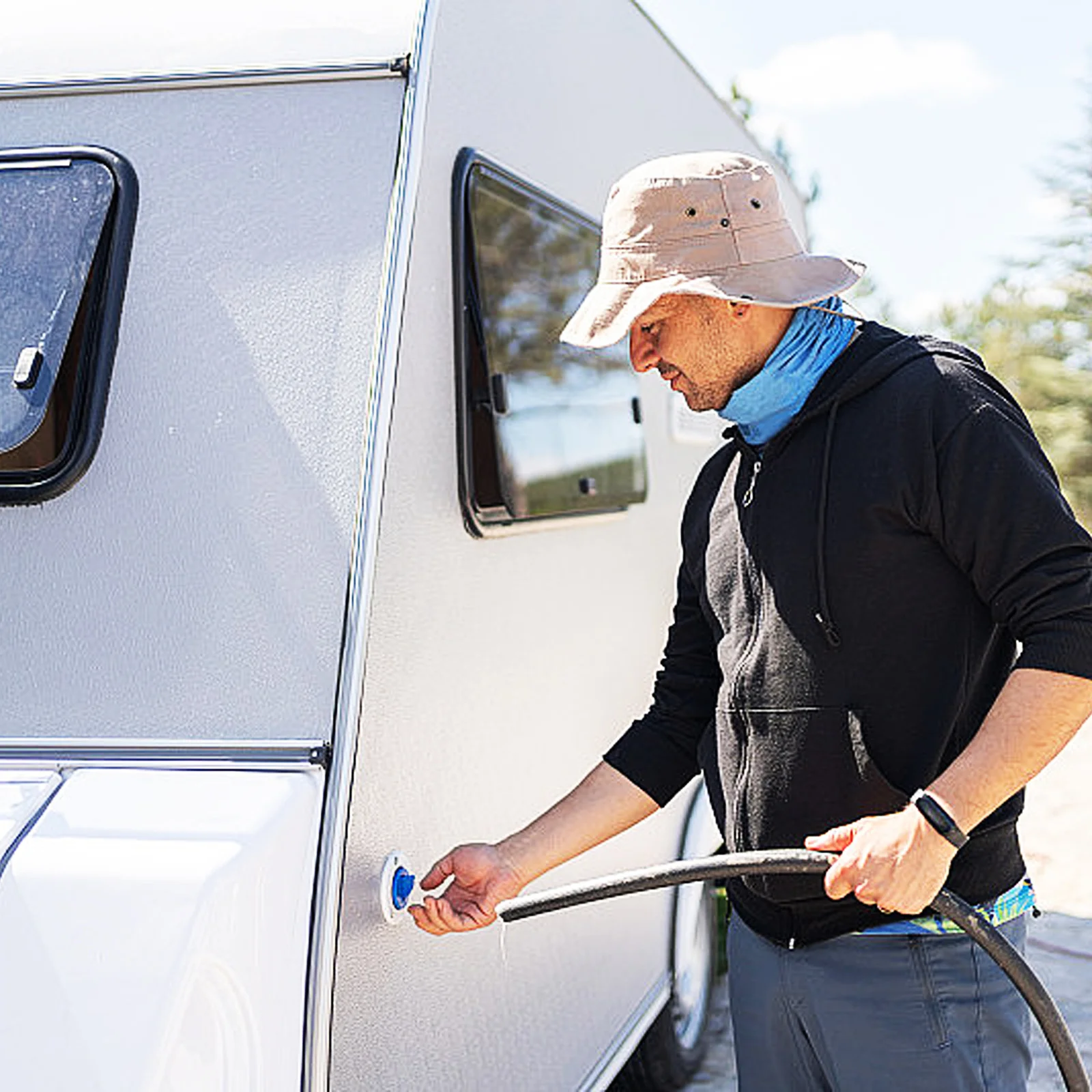 

Rv Water Inlet Valve Gravity Feed Check Valve For Trailer Camper Durable Leakproof Design Rv Water Inlet Replacement Parts