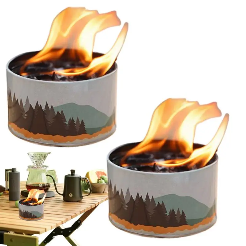 

Jar Candles 2X Portable Outdoor Candles Camping Accessory Windproof Heating Light For Cooking Dining Travel Porch Backyard Home