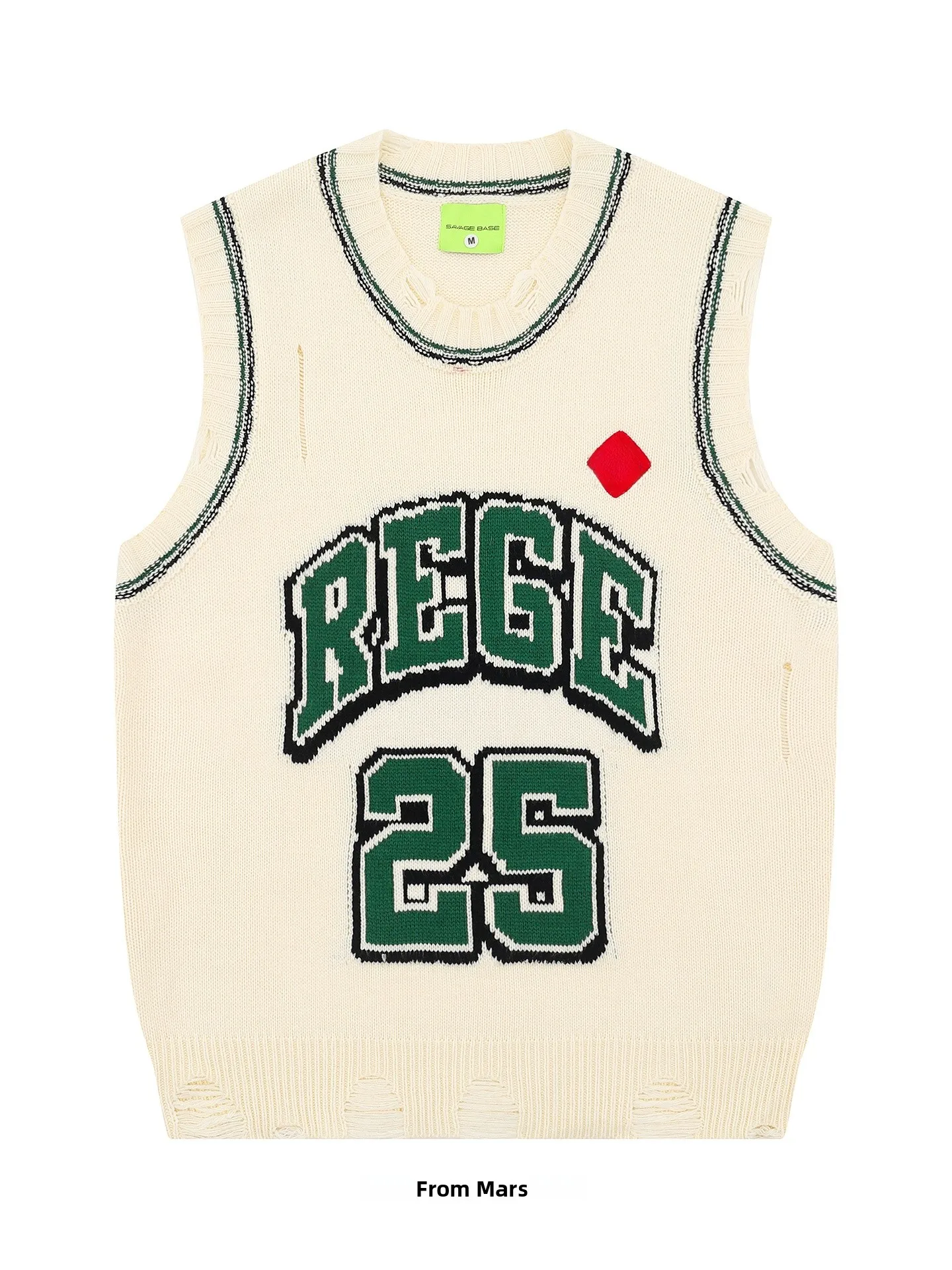 

Мужской вязаный жилет свободного кроя в японском ретро-стиле с пэчворком, молодежный тренд, осенний сезон, круглый вырез