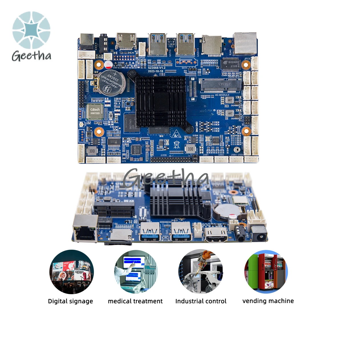 개발 보드 Arm Edp Lvds AI 키오스크 터치 패널 Ubuntu Debian Linux Android 마더보드용