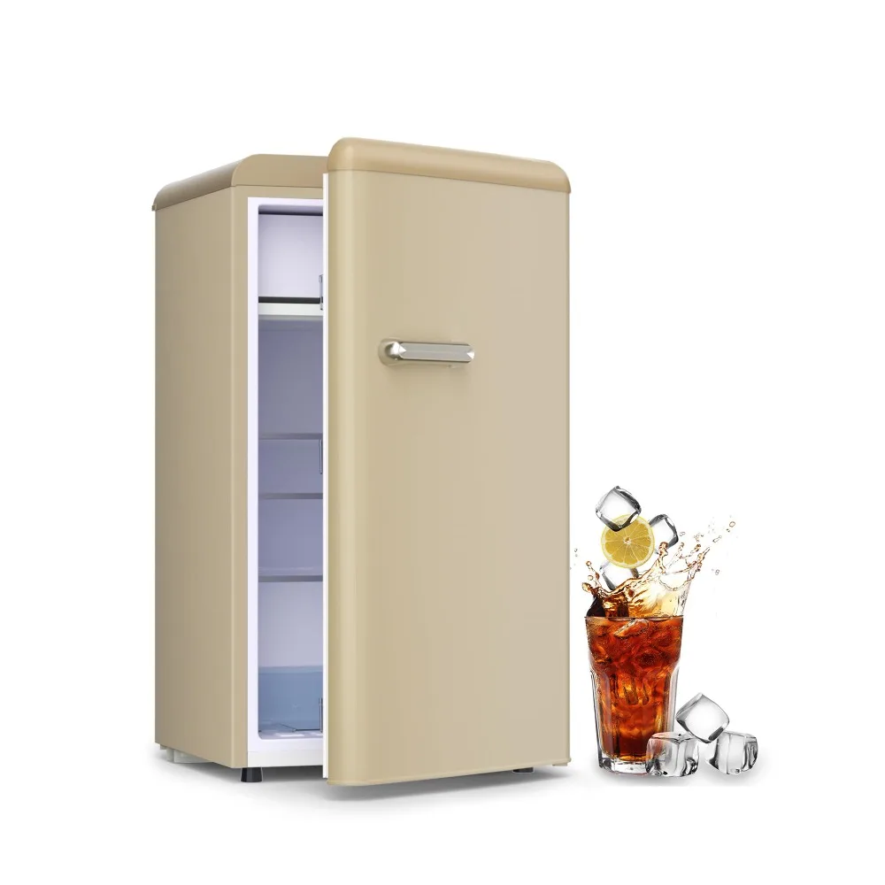 

3.0 Cu.Ft Mini Fridge with Freezer, Compact Fridge with Adjustable Shelves&Egg Tray for Dorm, Kitchen, Office