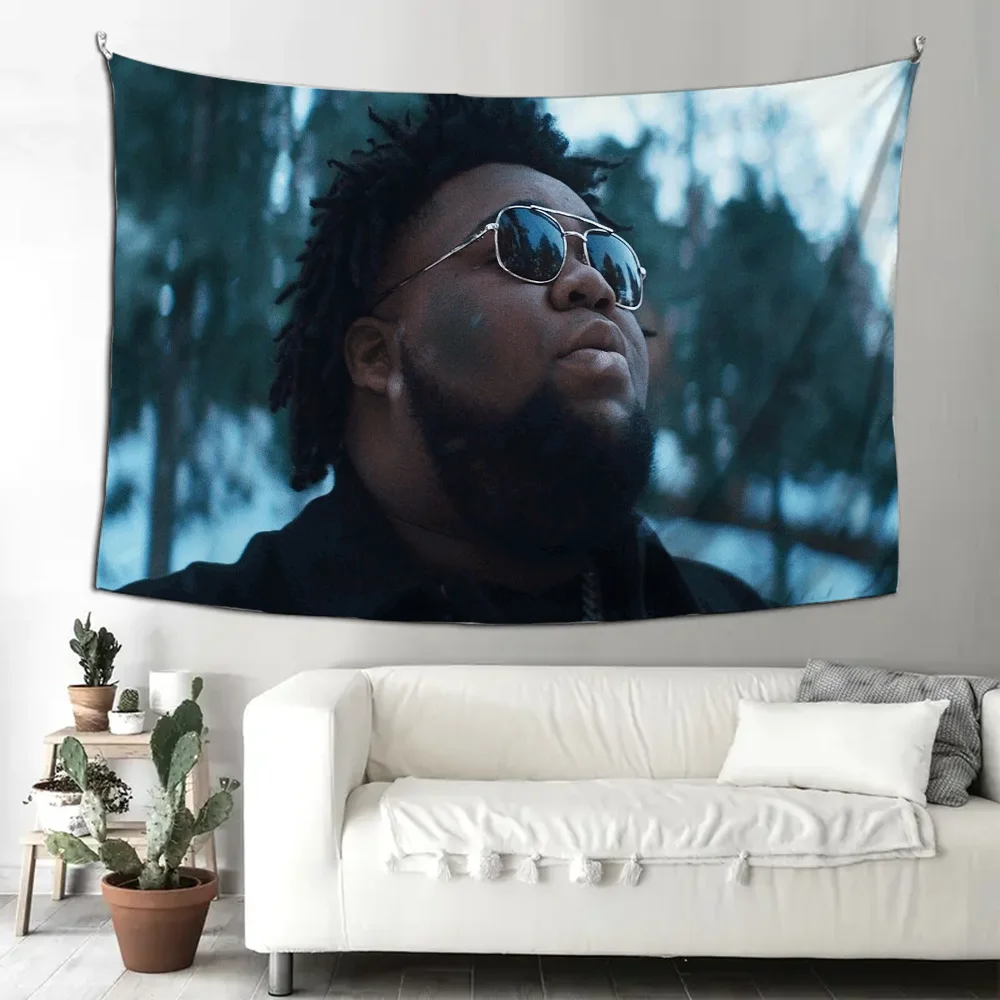 

Rapper Rod W-Wave Tapestry Decoration party Background Hanging Cloth Bedroom Tapestry Room Decor Aesthetic