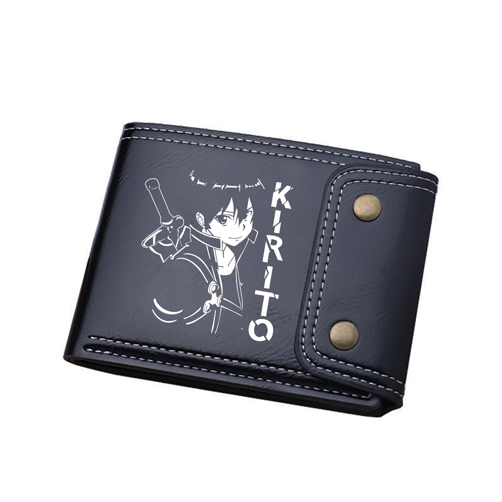 Sword Art Online Short Wallet PU Leather Cartoon Coin Purse