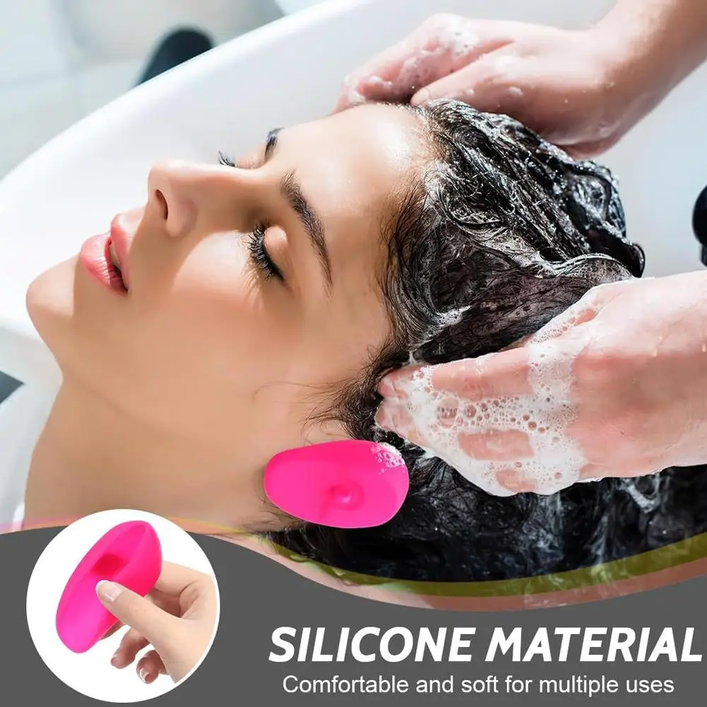 1 زوج سيليكون صبغة شعر الأذن يغطي صبغة شعر صالون غطاء للأذنين واقي أذن قبعات لتصفيف الشعر صالون الصباغة دش اكسسوارات #3