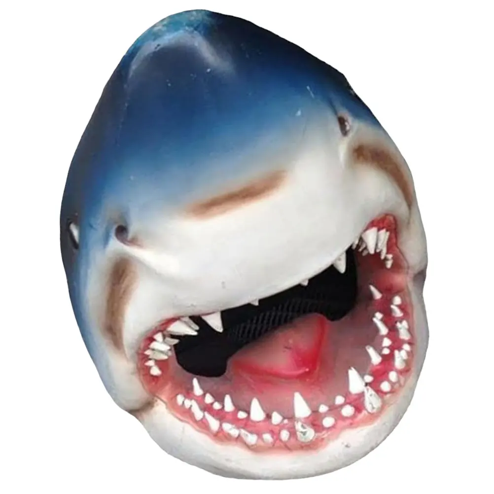 

Shark Sculpture 22x14cm Resin Artificial Shark Decor Lifelike Model Garden Yard Balcony Outdoor Statues Lightweight Durable