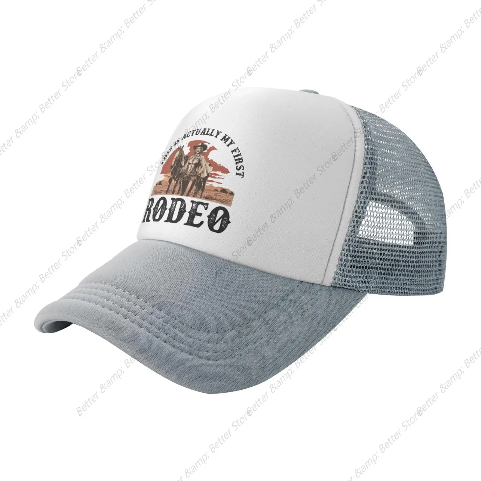 This is Actually My First Rodeo Hat Spring Autumn Dad Baseball Cap Classic Hats Sports