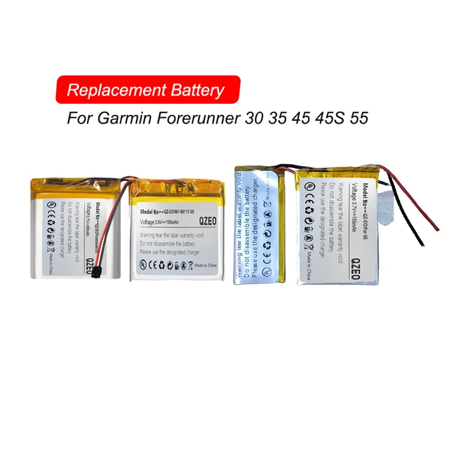 Replacement Battery For Garmin Forerunner 30 35 45 45S 55 AliExpress 44