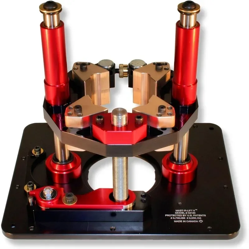 FOR JessEm Mast-R-Lift II 02120 Router Lift, 9-1/4-Inch by 11-3/4-Inch,Black/Red