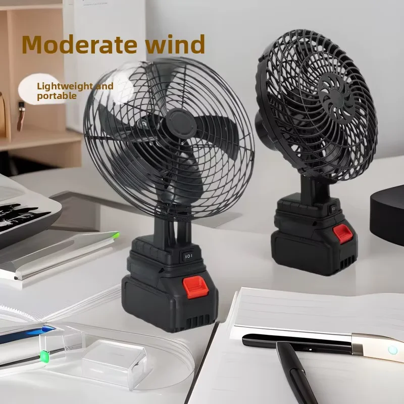 Rechargeable Lithium Battery Mini Electric Fan Strong Wind High Airflow Portable Cooling Fan Quiet Operation 12 Hours Runtime view 3