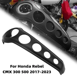 Motorcycle ABS Black Fuel Gas Tank Cap Console Protector Cover For Honda Rebel CMX 300 CMX 500 2017-2023 Motocross Accessories