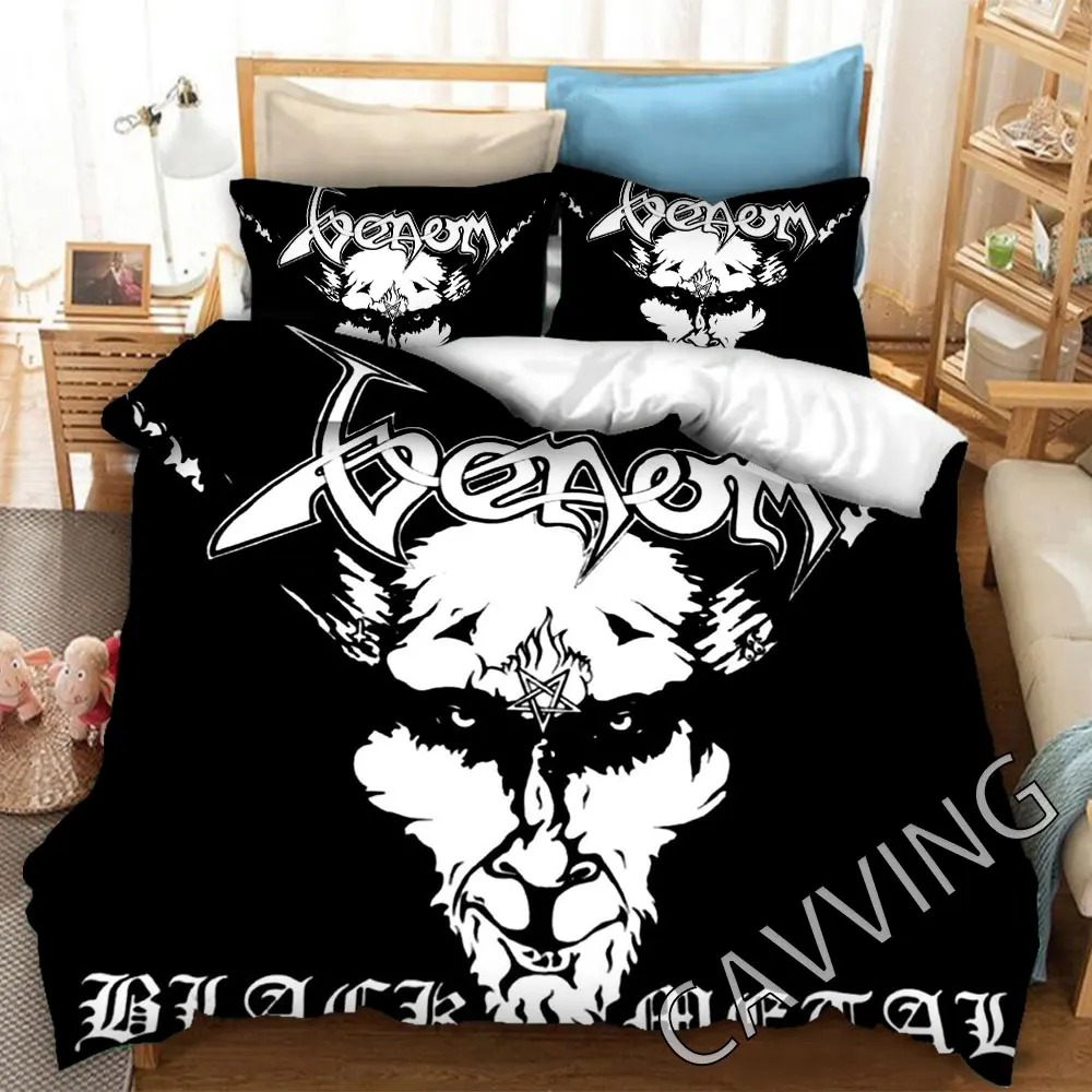 Venom Band 3D Printed Bedding Set Duvet Covers & Pillow Cases Comforter Quilt Cover (US/EU/AU Sizes)   L01