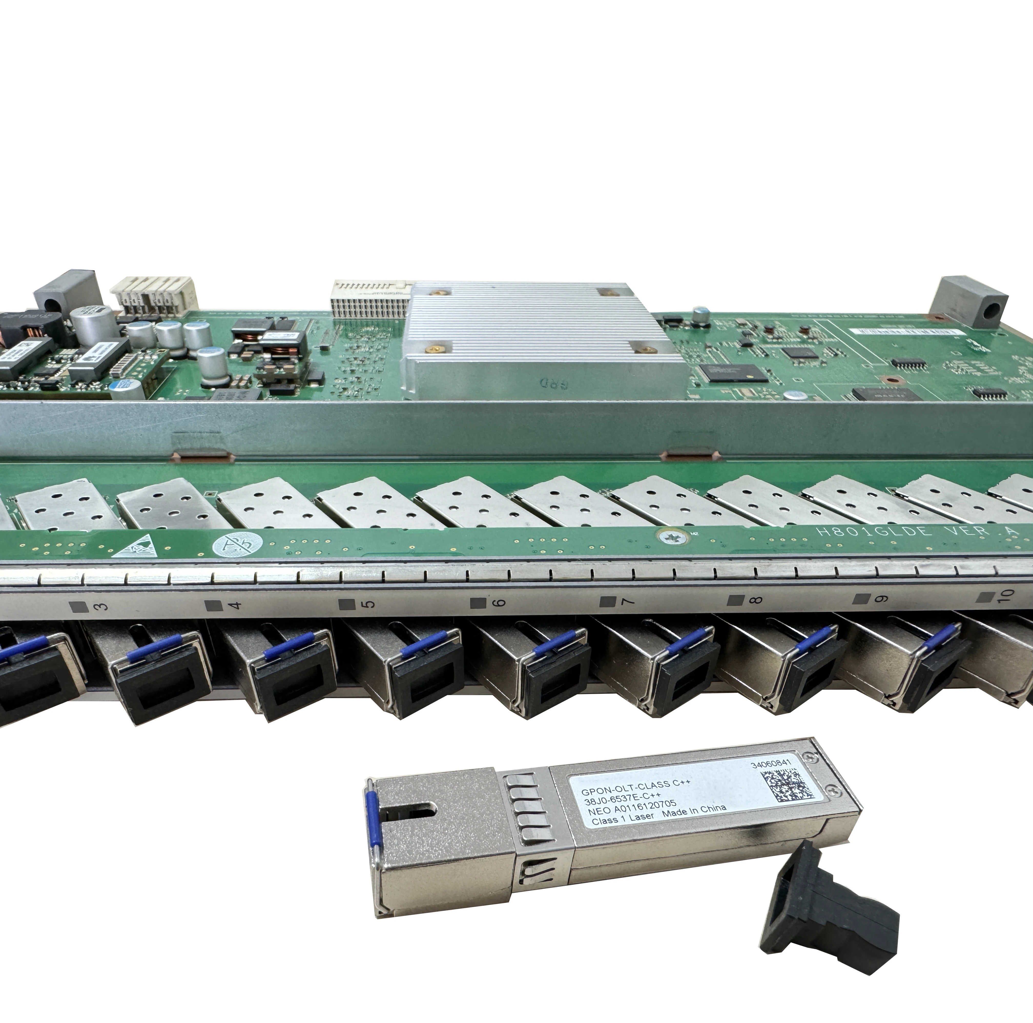 

GPFD Service Board 16 Ports GPON OLT Mainboard With SFP Modules Class C++/C+ For HUAWEI MA5683T/MA5603T/MA5680T/MA5608 OLT