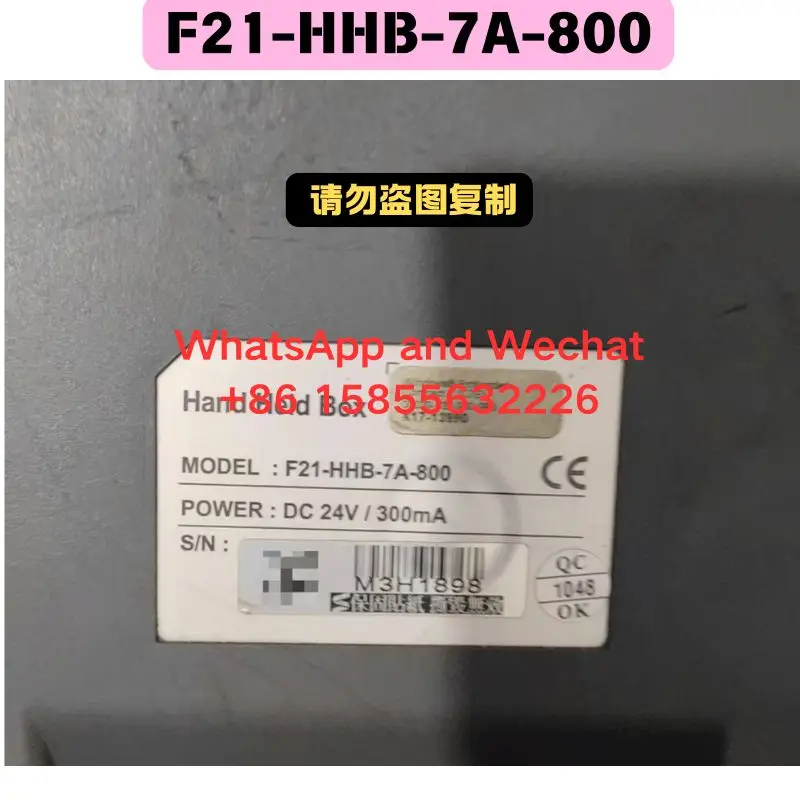 

Used Teach Pendant F21-HHB-7A-800 Functional test OK Quick delivery