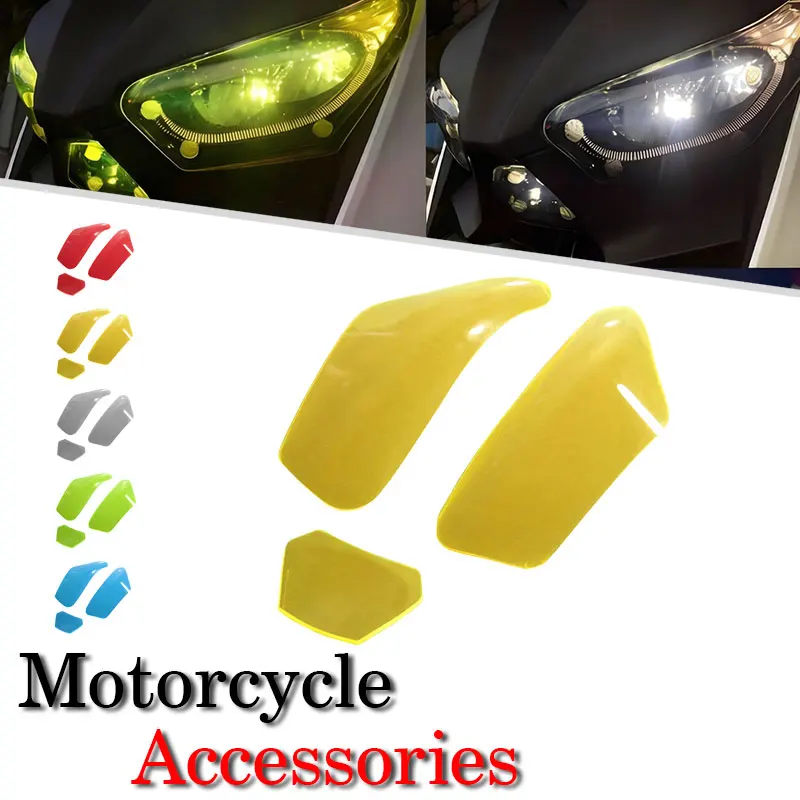 XMAX 300 Motorrad Acryl Frontscheinwerferschutz Scheinwerferlinsenabdeckung Schutz für YAMAHA XMAX 300 XMAX 2018-2022