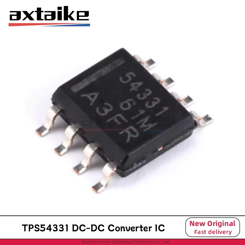 

10PCS TPS54331 54331 TPS54331DR SOIC8 TPS54331DDAR SO PowerPAD SMD 3A 28V 570kHz Step Down DC-DC Converter With Eco-mode IC