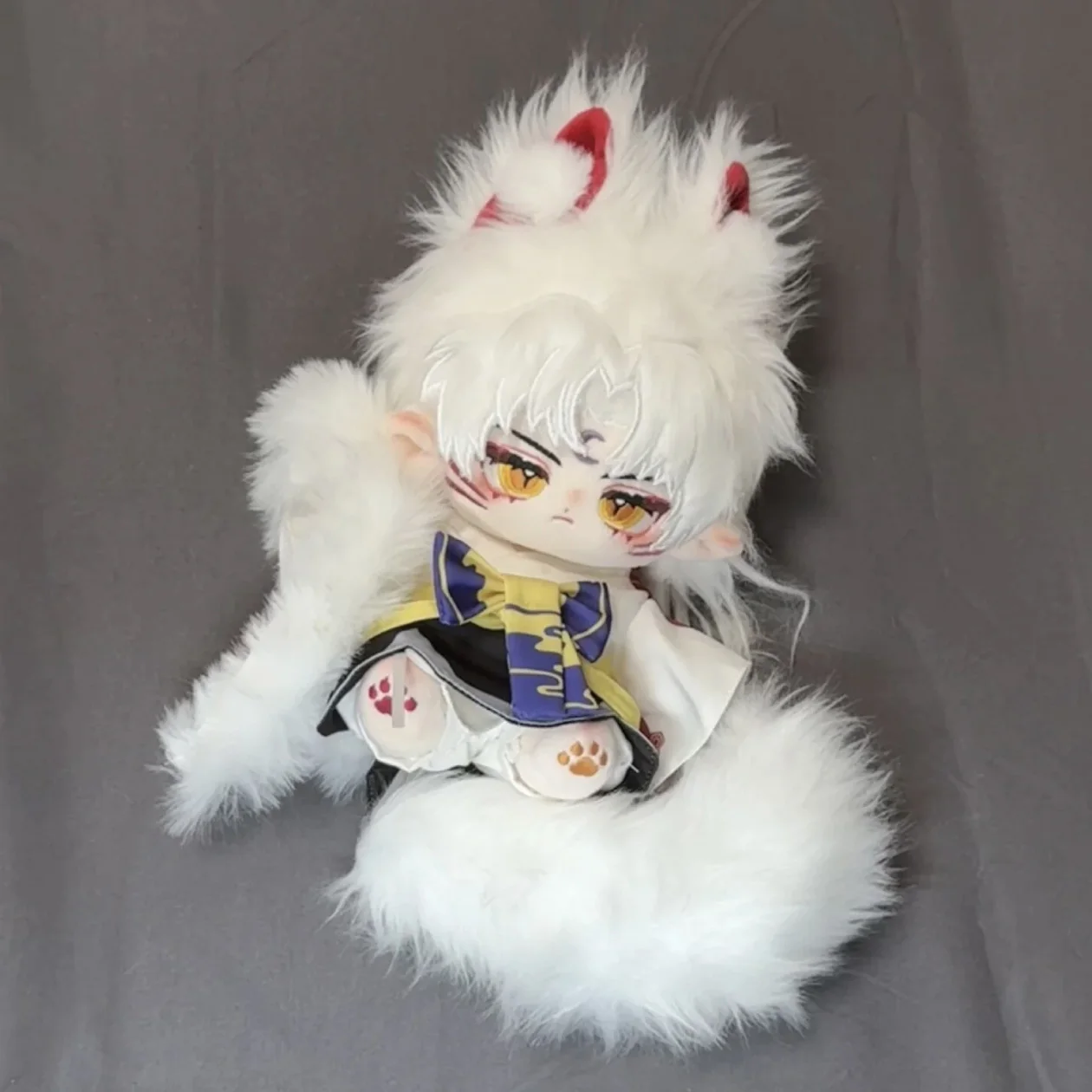 

Мягкие 20 см аниме InuYasha Sesshoumaru фигурки Kawaii Dress Up хлопковая кукла игрушки для тела подарки на день рождения для детей