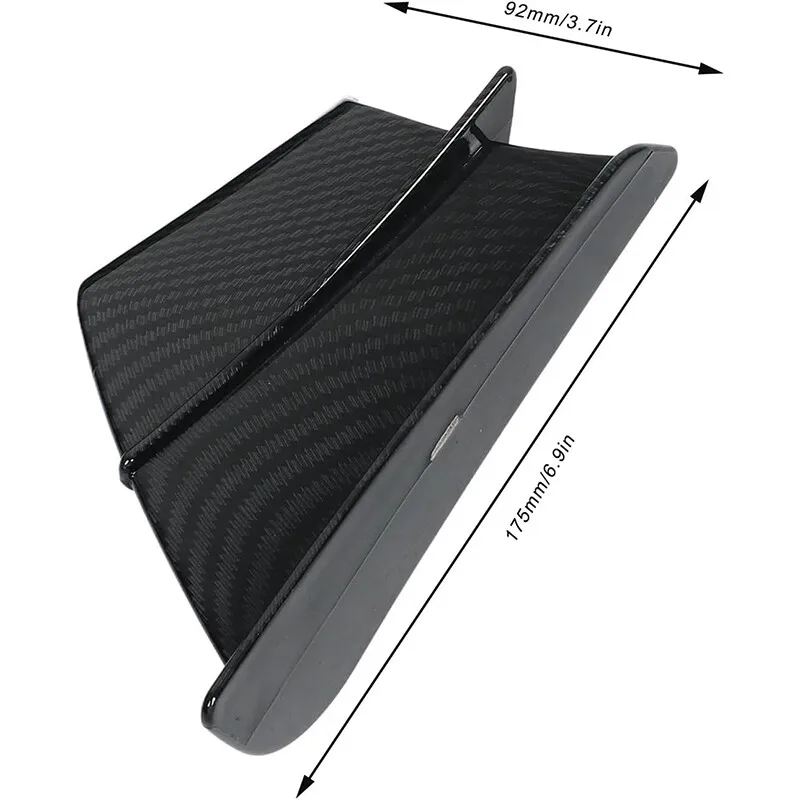 1 Pair Motorcycle Side Winglets Air Deflector Wing Kit Spoiler Gloss Carbon Fiber For Yamaha YZF R1 R6 R3 R25 BMW S1000RR 50 125