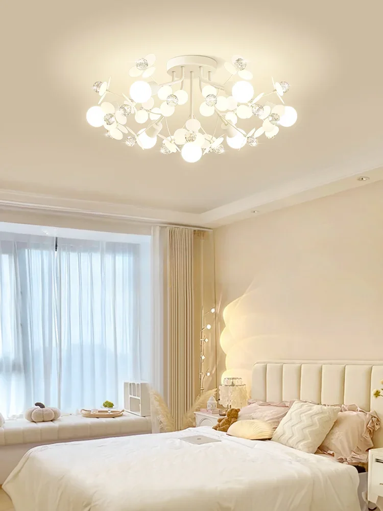 Master bedroom chandelier modern simple atmosphere living room ceiling lamp children's room kindergarten classroom