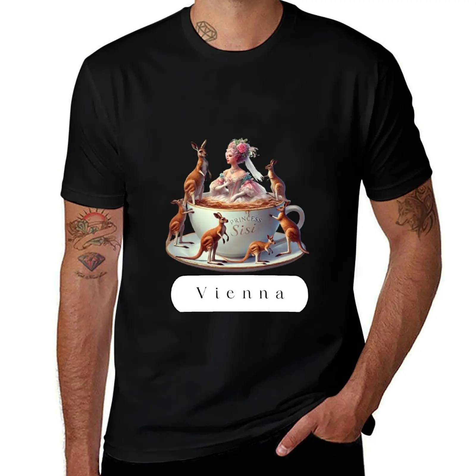 Sisi the Empress of Austria Vienna T-Shirt Comfortable Work Wear Tee T-Shirt