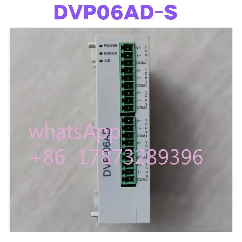 

Second-hand DVP06AD-S PLC Module Tested OK