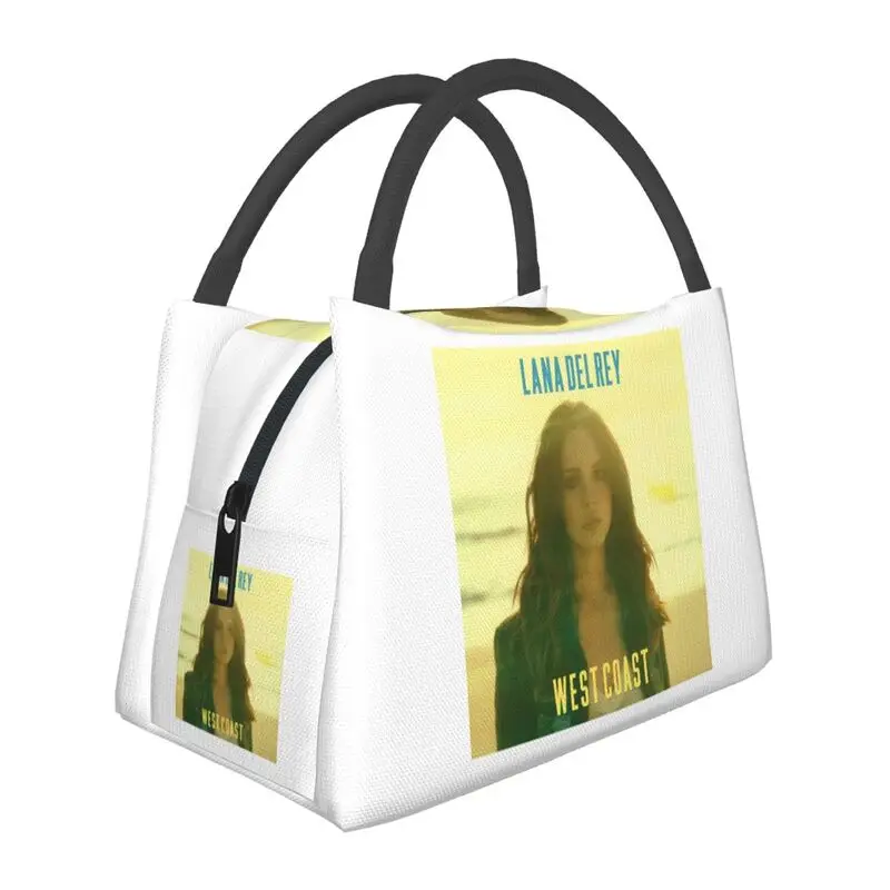 

West Coast Lana Del Rey Insulated Lunch Bags for Work Office Waterproof Thermal Cooler Lunch Box Women