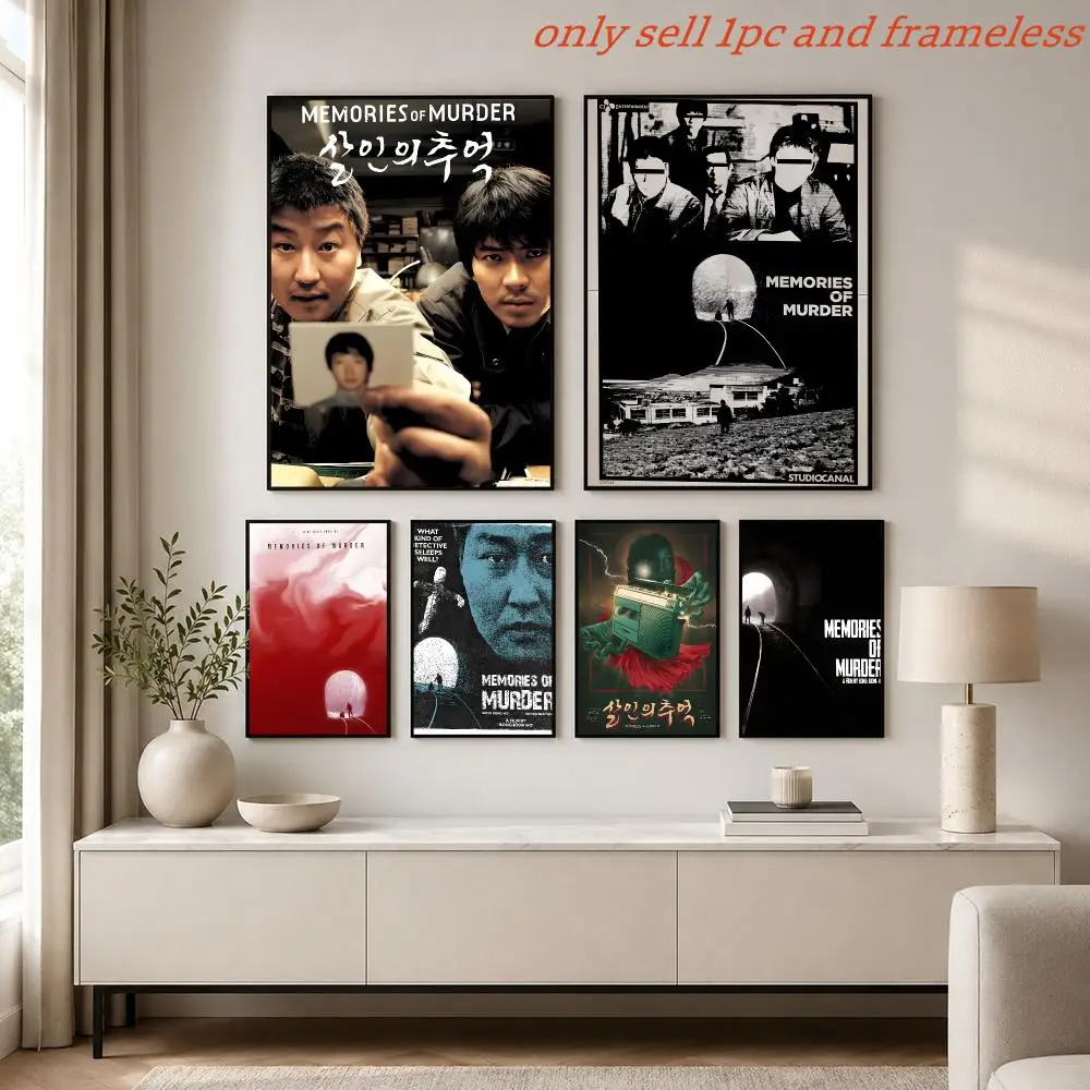 Memories of Murder Poster Prints Cover Painting Wall Art Picture Living Room Home Decor