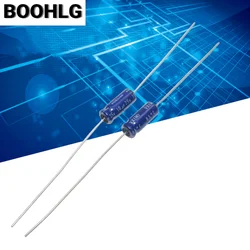 20PCS horizontal axial polarized aluminum electrolytic capacitor 25v 10uf 5X13mm