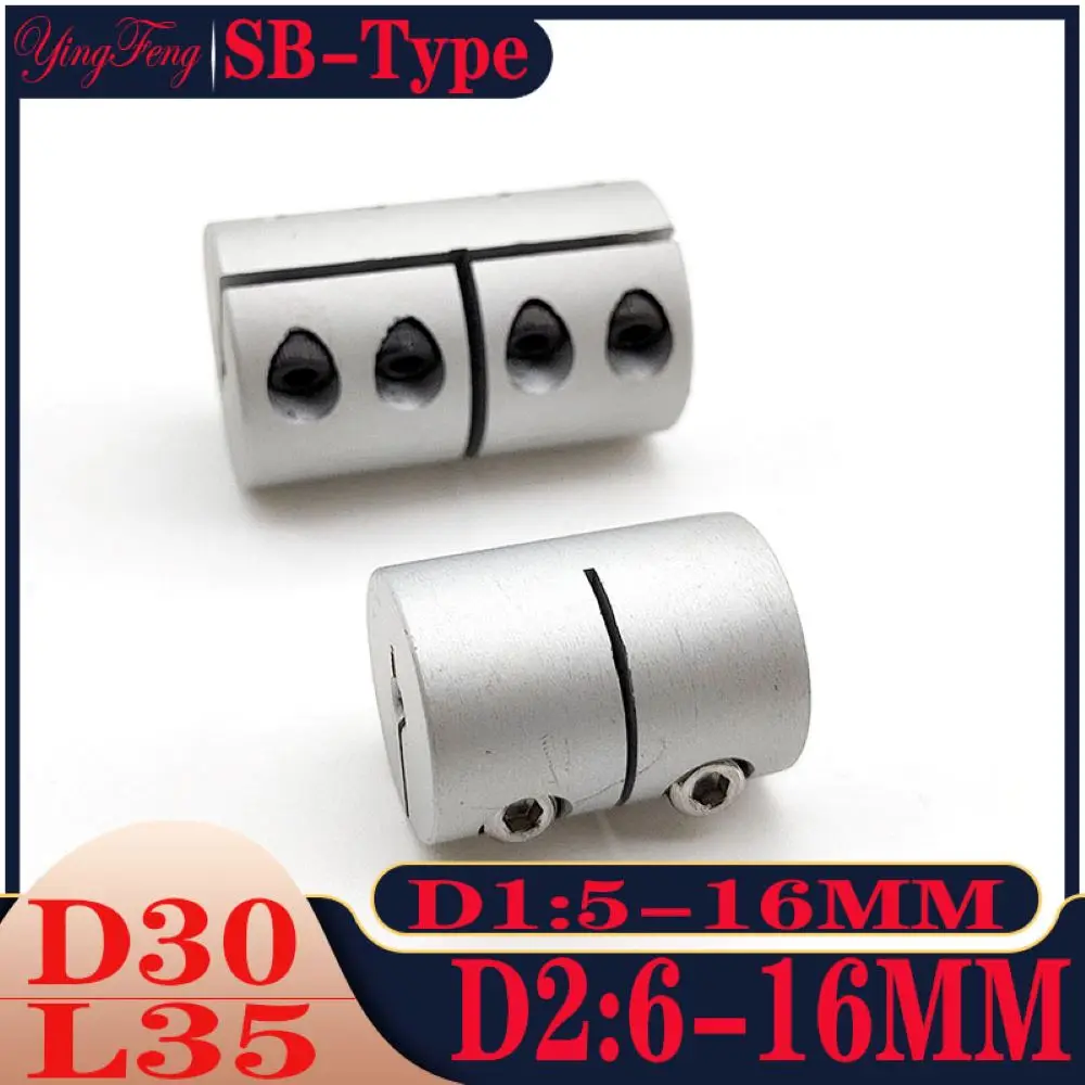 

Aluminum Alloy Rigid Clamping High Torque Screw Encoder Servo Stepper Motor Coupling High-Quality Product D30 L35