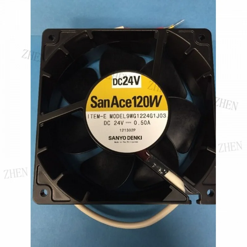 Y  1 Pc. New FOR SanAce120W 9WG1224G1J03 Cooling Fan 12038 DC24V 0.50A 12CM 3Pin