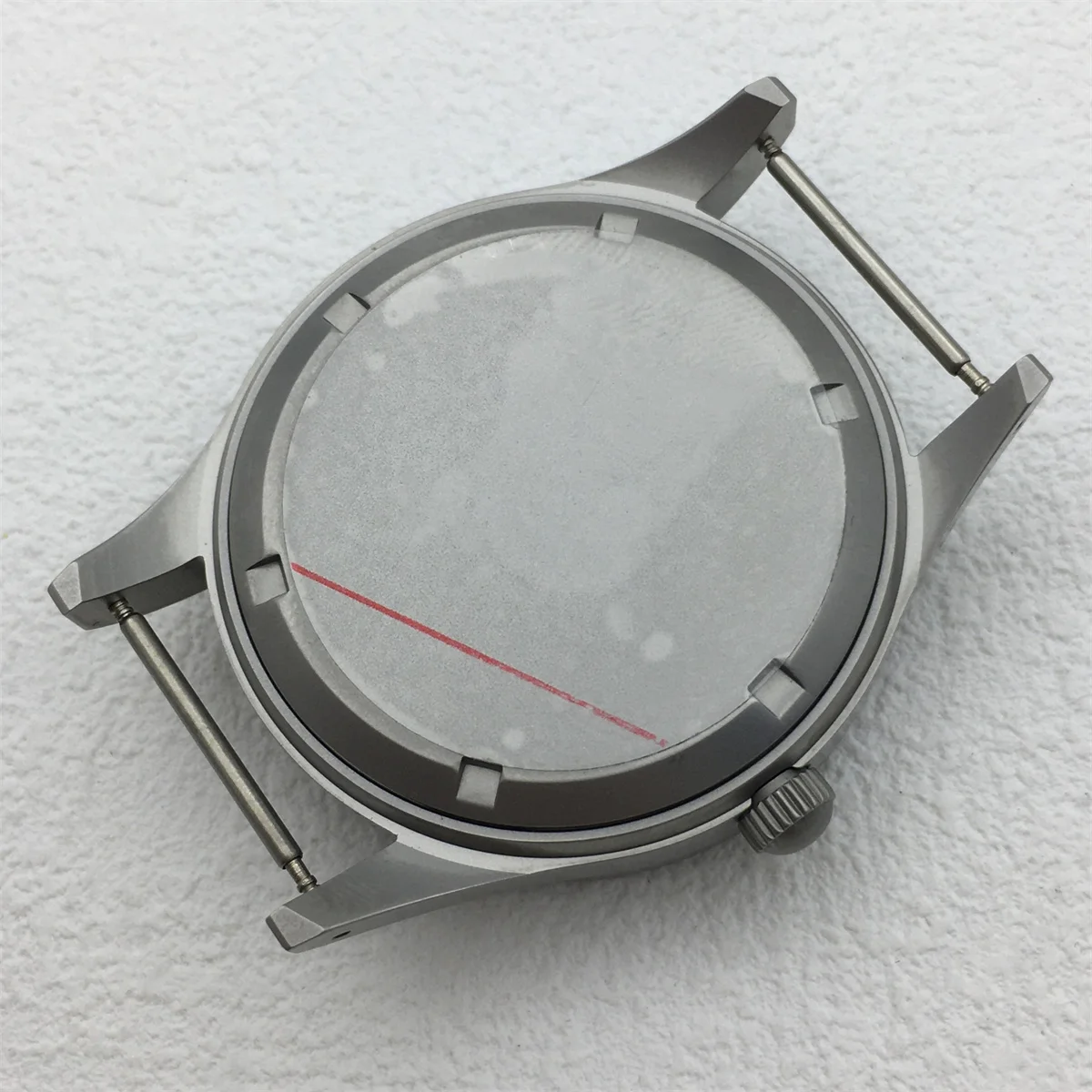 Bliger 40มม. วินเทจสแตนเลสเคสโดมอะคริลิคแก้วเซรามิกเรืองแสงเหมาะกับ NH34 NH35 36 ETA2824 PT5000การเคลื่อนไหว