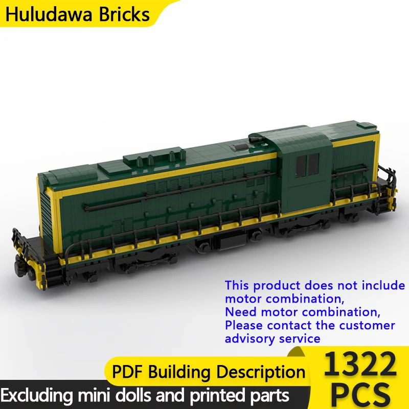 

Модель городского автомобиля MOC, строительные кирпичи A1A-A1A 62001-62100, дизельный локомотив, модульная технология, подарки, праздник, сборка, детские игрушки