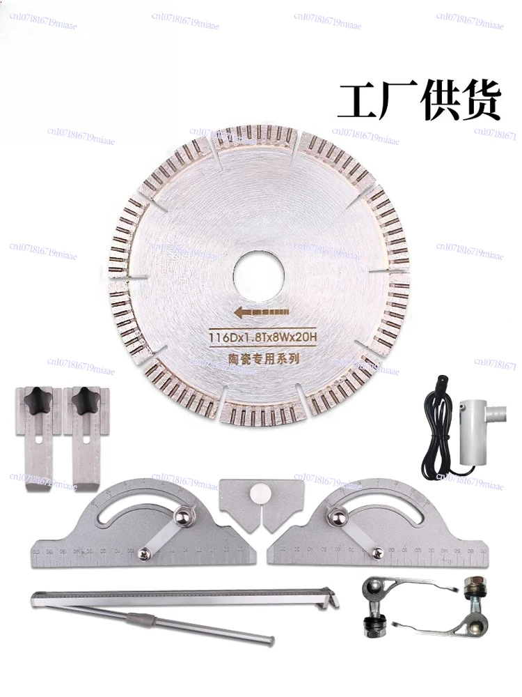 Desktop Stone Cutting Machine Marble Microcrystalline Stone Tile 45 Degree Chamfer Saw Blade