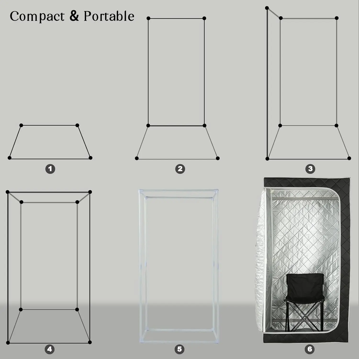 Imagem -06 - Sauna Portátil Home Steam com Controle Remoto de Tempo e Temperatura Sauna Individual Grande Spa Pot 4l