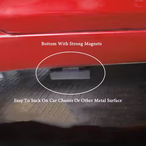 NewCreative Magnetic Black Safe Box Car Key Holder Hidden Storage Secret Outdoor Stash For Home Office Car Truck Caravan